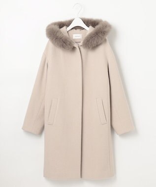 エアリーモッサフード付きウール コート / Feroux | ファッション通販