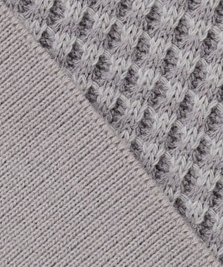 UNFILO MENS イージーケア ワッフル ヘンリーネック [23年春夏商品] グレー