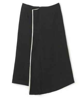 BEIGE， CHESTNUT / デザインスカート Black