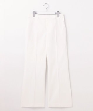 自由区 【接触冷感・UVカット・吸水速乾・洗える】シェルタリングオックスストレート パンツ オフ