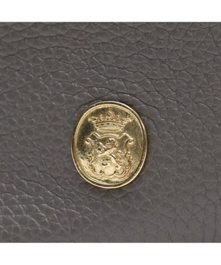 A.D.M.J. 【牛革】モーツァルト/スパニッシュレザーバイカラー金ボタントートM セメント/カラメル