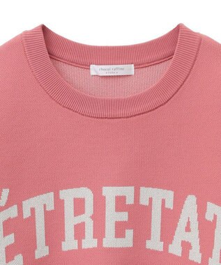 Green Parks ロゴラメニットプルオーバー Pink