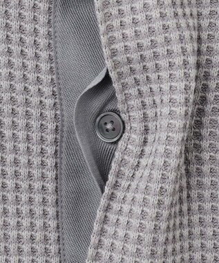 UNFILO MENS イージーケア ワッフル ヘンリーネック [23年春夏商品] グレー