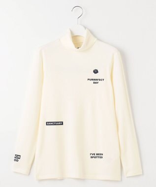  【WOMEN】【吸湿発熱】ウォーム モックネック カットソー