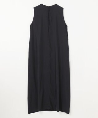 NAVE 【ReNAVE・セットアップ可/洗える/UVケア/接触冷感】フィブリルシャンブレーワンピース ブラック系