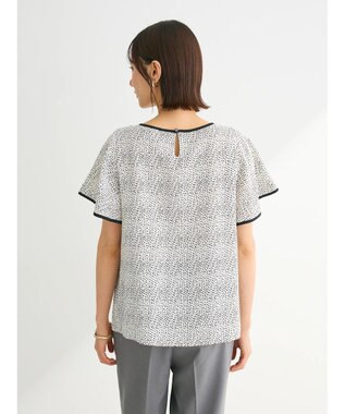 Green Parks アソートバタフライスリーブブラウス Dot