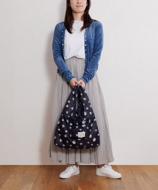 ACE BAGS & LUGGAGE 【折り畳み】 HAyU × ace. マルシェバッグ エコバッグ 猫柄 23L 17871 ネコヘッドB