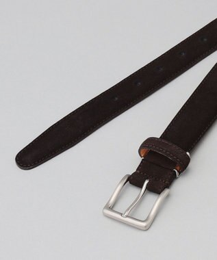 GOTAIRIKU 【CHARLES・F・STEAD】日本製　スエードベルト ダークブラウン系