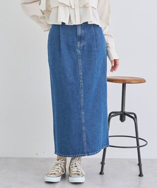 earth music&ecology ナローデニムスカート