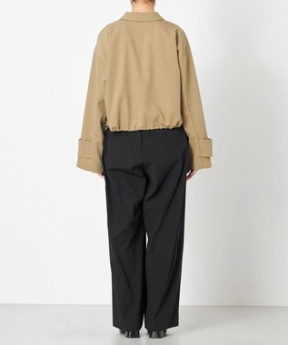 NAVE 【Nave・セットアップ可/洗える/撥水】スパンツイル ショートジャケット カーキ系