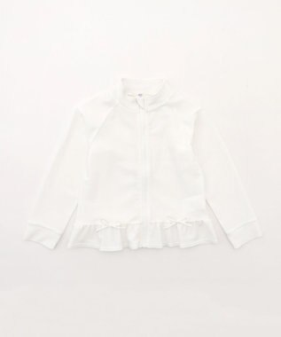 ANY KIDS 【UVカット】フリルラッシュガード エクリュ