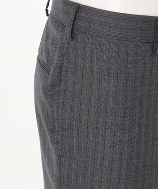 J.PRESS MEN 【ESSENTIAL CLOTHING】ラスティックストライプ スーツ ライトグレー系1