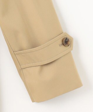 J.PRESS LADIES L コンパクトギャバ ステンカラーコート ベージュ系