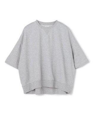 UNFILO ライトウェイト サイドZIPスウェット トップグレー