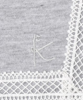 組曲 KIDS 【UVカット】【110-140㎝】セーラーレース ワンピース グレー