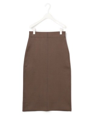 ICB 【洗える】シンセティックヤーンスムース ニットスカート モカ系