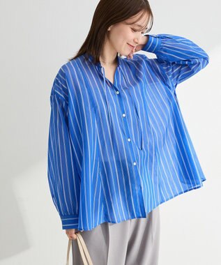 Green Parks フレアラインスキッパーブラウス