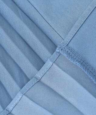 J.PRESS LADIES コンパクトトリコット バックプリーツ カットソー ブルー系