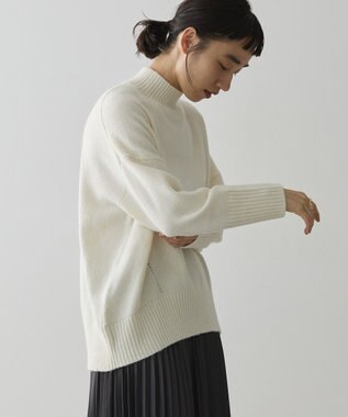 AMERICAN HOLIC モックネックコクーンニットプルオーバー Ivory