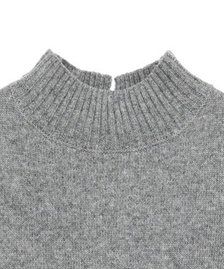 AMERICAN HOLIC モックネックコクーンニットプルオーバー Gray Mixture