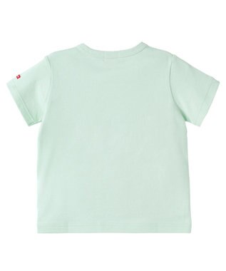 MIKI HOUSE HOT BISCUITS 【80-120cm】プリント 半袖Tシャツ アイスグリーン