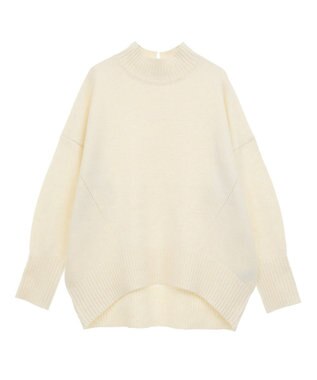 AMERICAN HOLIC モックネックコクーンニットプルオーバー Ivory