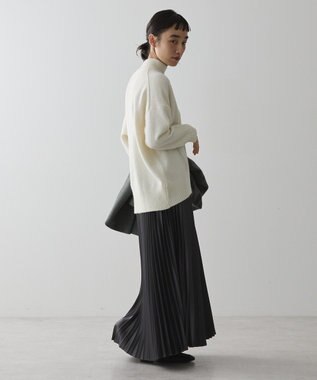 AMERICAN HOLIC モックネックコクーンニットプルオーバー Ivory