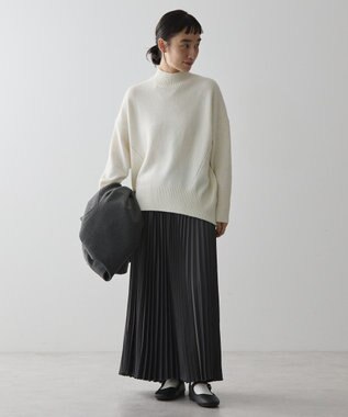 AMERICAN HOLIC モックネックコクーンニットプルオーバー Ivory