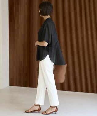 UNFILO 【WEB限定】BEAUTY MOVE センタープレス テーパードパンツ オフ