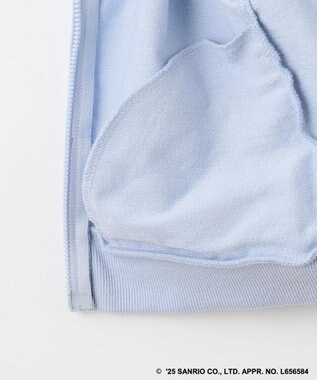 ANY KIDS 【any FAM× リトルツインスターズ 】キキ＆ララ 刺繍パーカー サックスブルー