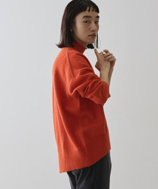 AMERICAN HOLIC モックネックコクーンニットプルオーバー Red