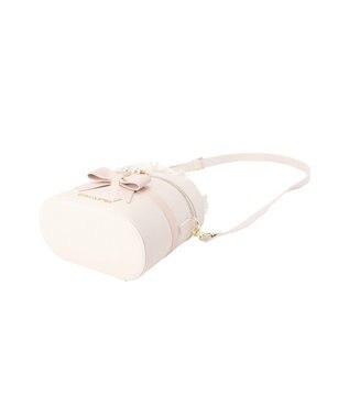 Maison de FLEUR ローズブーケキューブショルダーバッグ Ivory