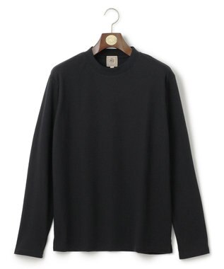 J.PRESS MEN オンでもオフでも品よく快適に【UVカット / 接触冷感 / 吸水速乾】【J.PRESS PREMIUM JERSEY】無地 ロングスリーブTシャツ ブラック系