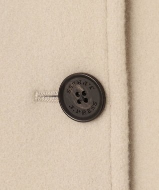 J.PRESS LADIES Jackal 140s ソフトメルトン Pコート ベージュ系