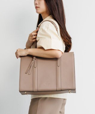 ACE BAGS & LUGGAGE Jewelna Rose フィンリー レザートート A4/13.3インチPC収納 65591 ジュエルナローズ グレージュ