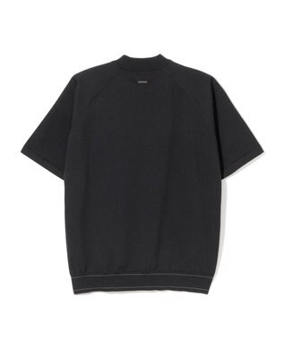 ZERO HALLIBURTON メタルロゴモックネックニットTシャツ ZHG-M6S9b 85196 ブラック