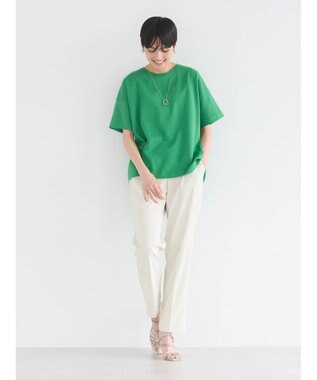 AMERICAN HOLIC 接触冷感バックタックポンチプルオーバー Green