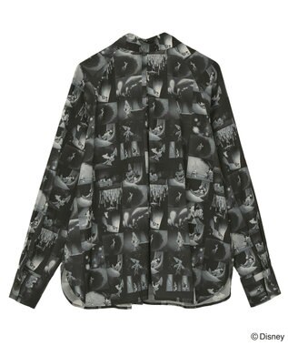 Green Parks ＦＡＮＴＡＳＩＡ／総柄ボウタイブラウス Black