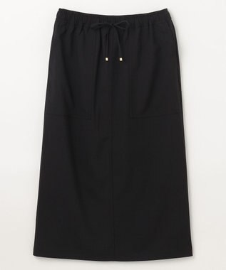 ANY 【セットアップ可能/UVケア/接触冷感/ストレッチ】イージーケアタイトスカート ブラック