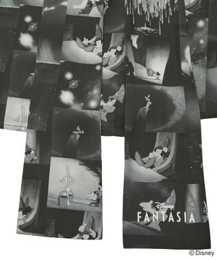 Green Parks ＦＡＮＴＡＳＩＡ／総柄ボウタイブラウス Black