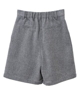 Green Parks ラメツィードショートパンツ Black