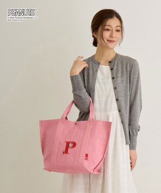 ROOTOTE 8598【スヌーピー】IP.ミディアム.ジュート.ピーナッツ-9D