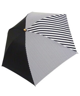  【プラスリング】【数量限定】【UVカット90%以上】レディース向け 晴雨兼用 折傘 BLK-STP T1168 NEW COLLECTION