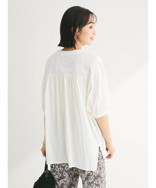 Green Parks ナイロンドッキングカットチュニック White