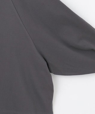 自由区 【セットアップ対応・洗える】エアーポンチ カットソー チャコール