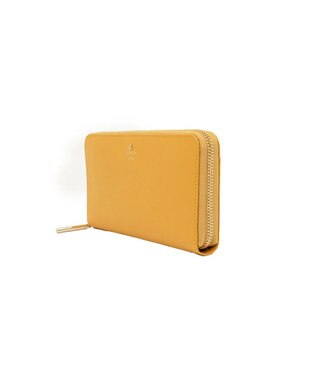 LANVIN en Bleu リュクサンブールカラー ラウンド長財布 マスタード