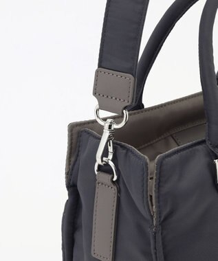 Y'SACCS ツイルナイロン　スクエアトート　Sサイズ ダークグレー