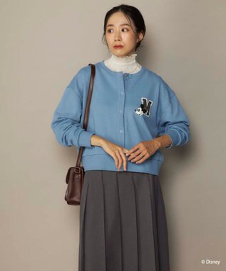 OP／FILA 【ocean pacific】ミッキー/裏毛カーディガン【Disney/ディズニー】 ブルー