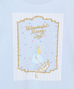 組曲 KIDS 【110-140㎝】 wonderful rainy day Tシャツ サックスブルー