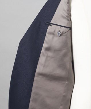 GOTAIRIKU 【御幸毛織】ドライスピナーツイルストレッチスーツ_ネイビー格子 ネイビー系8